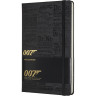 Блокнот MOLESKINE LIMITED EDITION JAMES BOND LARGE, линейка, черный Titles LEJBQP060B