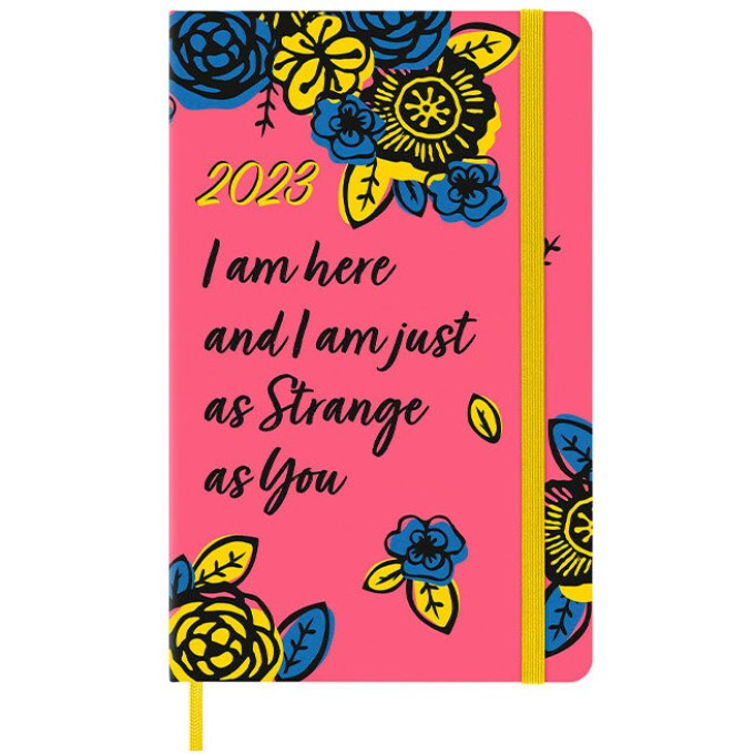 Еженедельник MOLESKINE LE FRIDA KAHLO WKNT LARGE DFK12WN3BY23 розовый